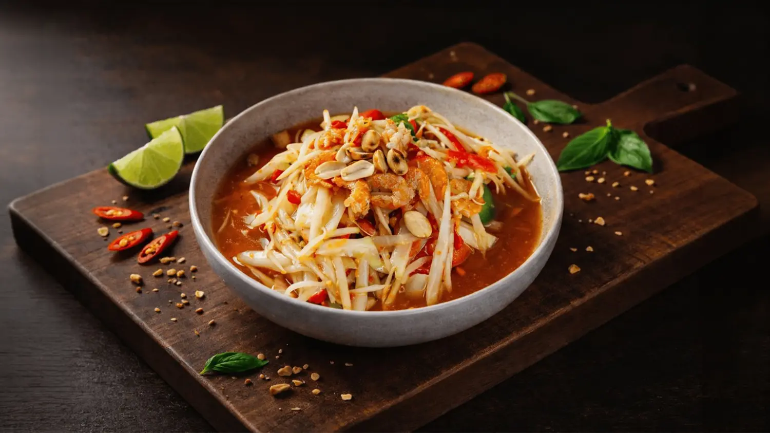 Som Tum (Green Papaya Salad - ส้มตำ)